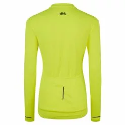 Women's Long Sleeve Thermal Jersey 13 Women's Long Sleeve Thermal Jersey -Deals Areon Store dhb Women s Long Sleeve Thermal Cycling Jersey Jerseys Fluro Yellow AW21 0